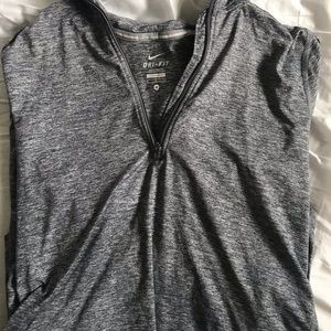 Grey Nike Dry Fit Pullover